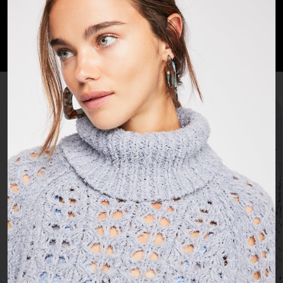 NWT SEASHELL POINTELLE PULLOVER CLOUD LARGE - Picture 3 of 3